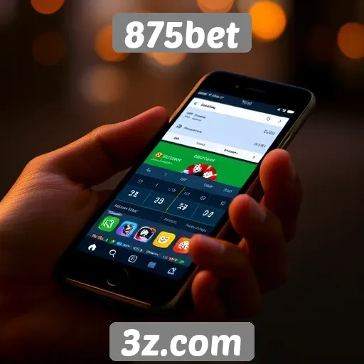 Experiência de usuário em dispositivos móveis na 875bet